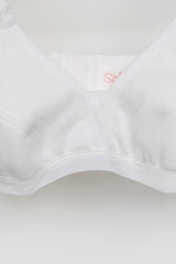 Plain White Baby Bra (SB-13)