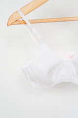 Plain White Baby Bra (SB-13)