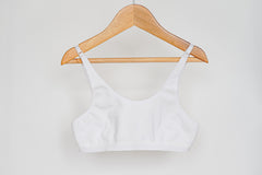 Plain White Baby Bra (SB-08)