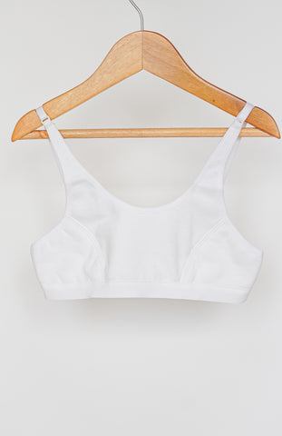 Plain White Baby Bra (SB-08)
