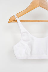 Plain White Baby Bra (SB-08)