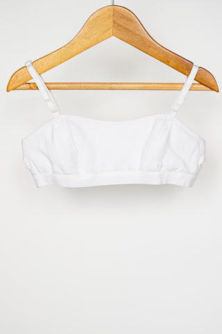 Plain White Baby Bra (SB-17)