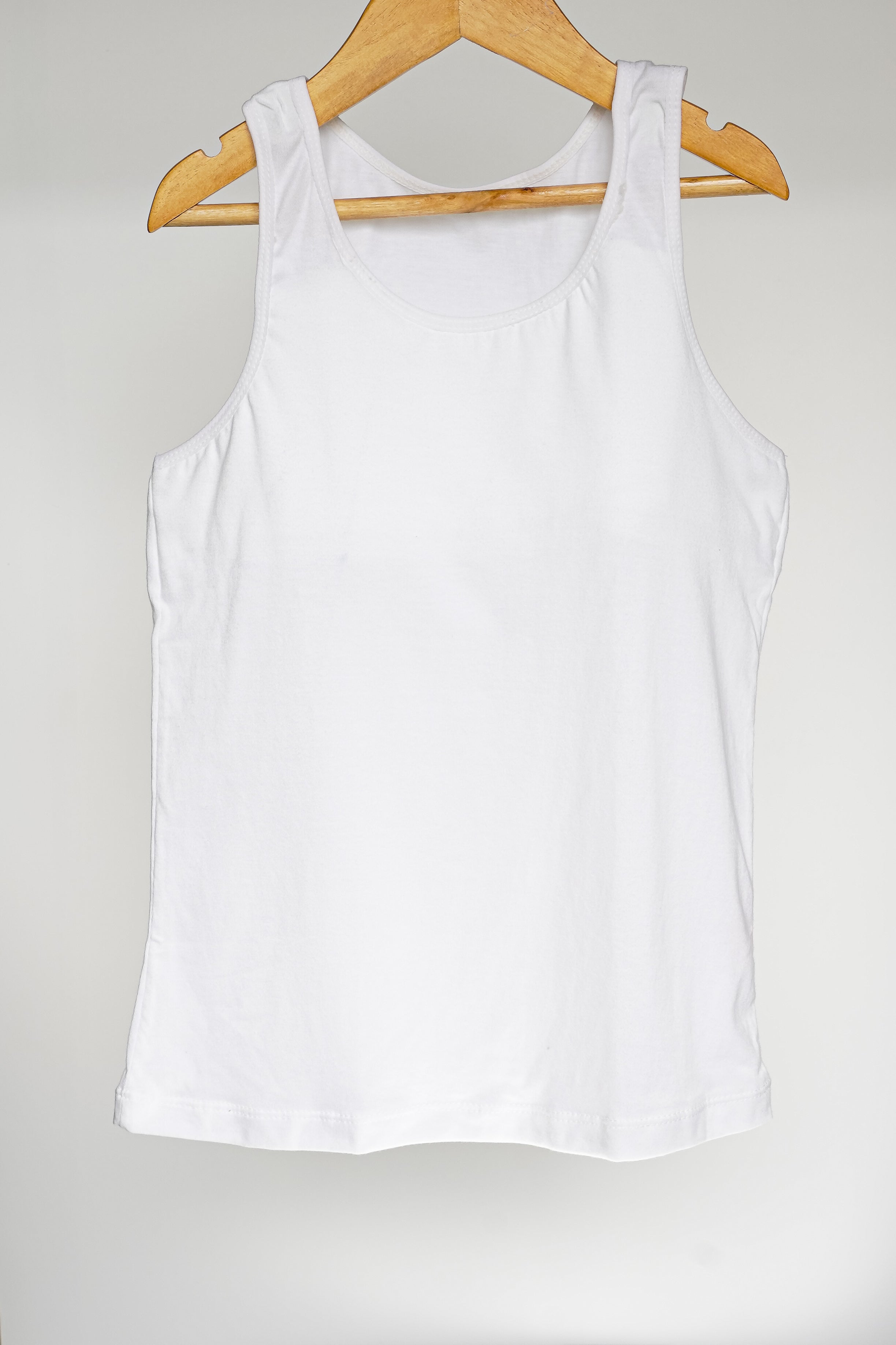 Plain White Sando Shirt With Pads (SA-06)