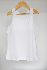 Plain White Sando Shirt With Pads (SA-06)