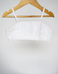 Plain White Baby Bra (SB-16)
