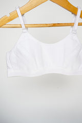 Plain White Baby Bra (SB-28)