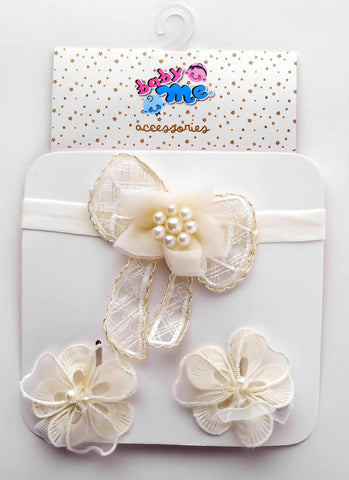 Baby Me Girls 3 in 1 Hair Accessories (BMA19057)