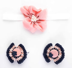 Baby Me Girls 3 in 1 Hair Accessories (BMA19215)