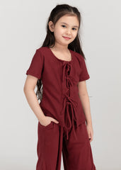 Wisteria Top Crimson