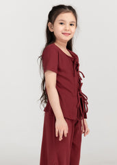 Wisteria Top Crimson