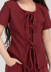 Wisteria Top Crimson