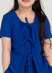 Wisteria Top Electric Blue