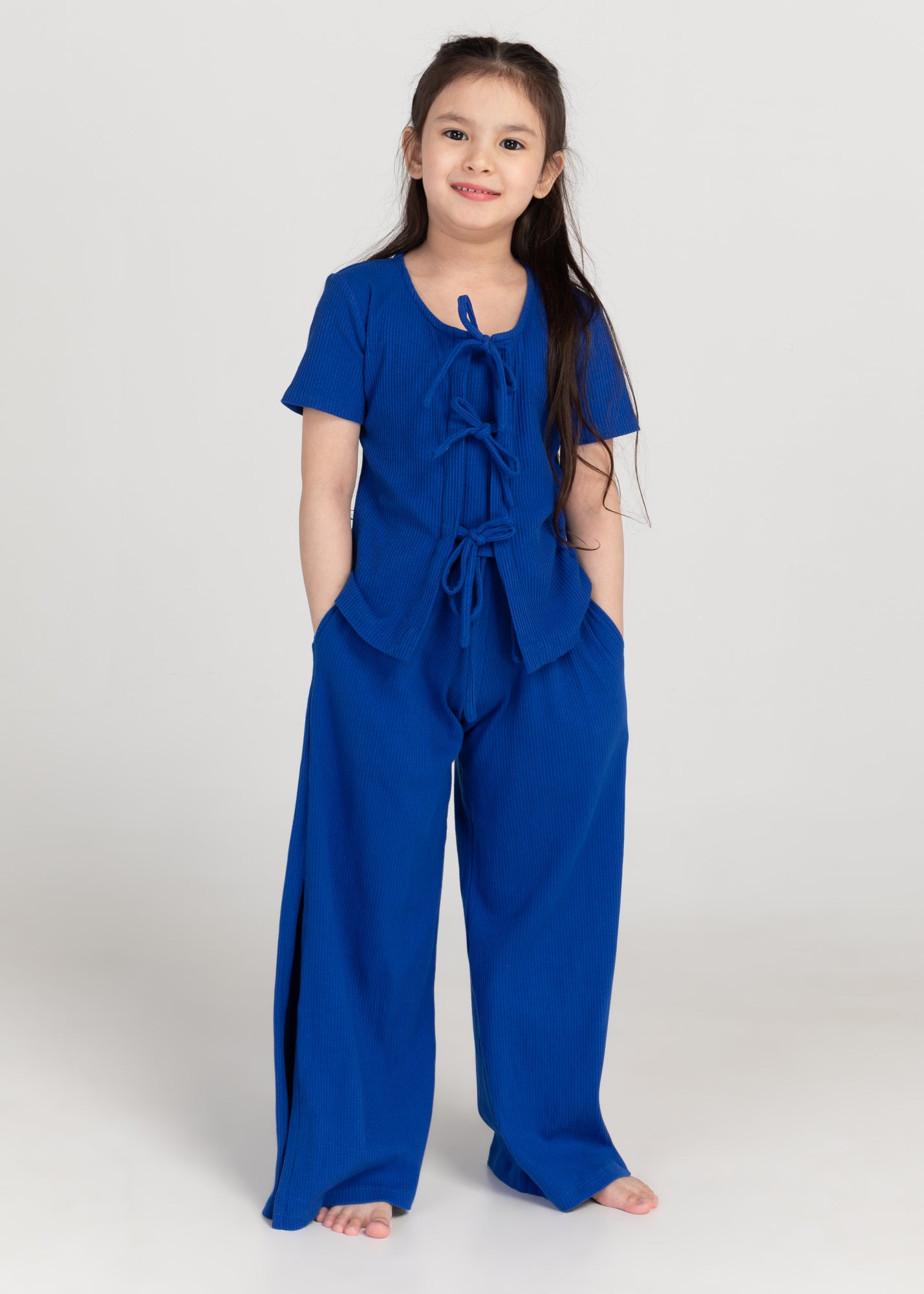 Wisteria Top Electric Blue