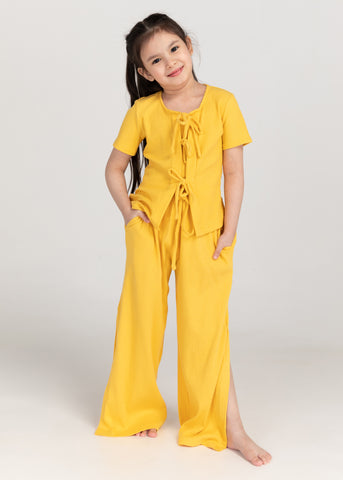 Wisteria Top Butterscotch Yellow