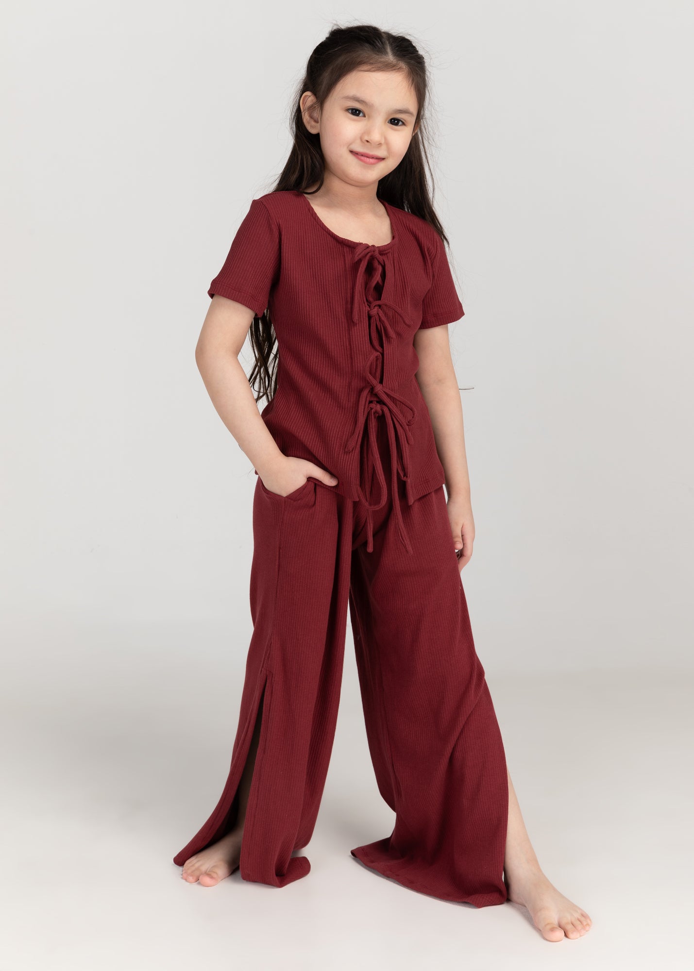 Wisteria Top Crimson