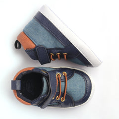 Baby Me Boys Infant Crib Shoes (B19431)