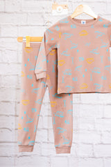 Dino Collection (LT. BROWN) Lounge Wear (R21N02)