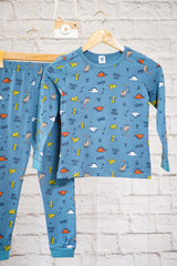 Dino Collection (BLUE) Lounge Wear (R21N04B)