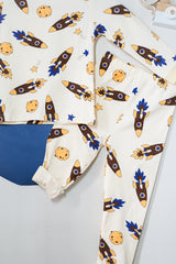 Rocketship Collection (CREAM) Lounge Wear (R21S05)