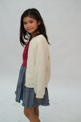 Pure knit Cardigan (Cream)