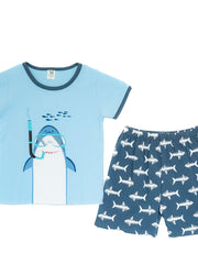 Boys Lounge Wear Collection "Cool Shark Print"