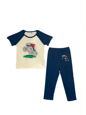 Boys Lounge Wear Collection "Monster Truck Print"