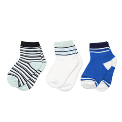 Baby Me Boys 3 in 1 Infant Ordinary Socks (B19453)