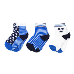 Baby Me Boys 3 in 1 Infant Ordinary Socks (B19455)