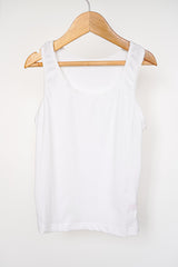 Plain White Sando Shirt (SA-16)