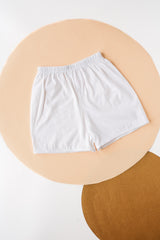 Plain White Shorts