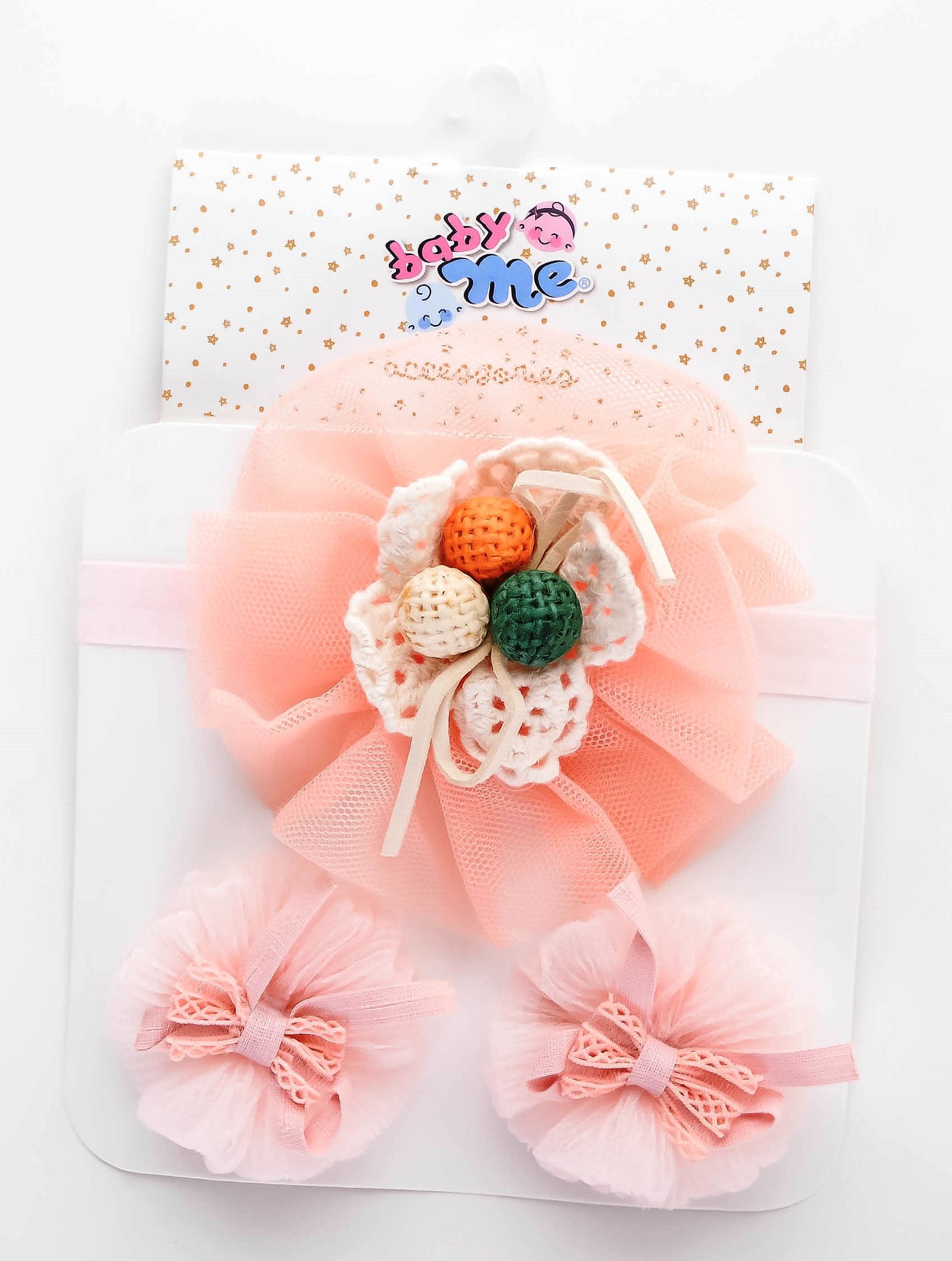 Baby Me Girls 3 in 1 Hair Accessories (BMA19102)
