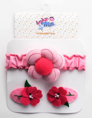 Baby Me Girls 3 in 1 Hair Accessories (BMA19191)