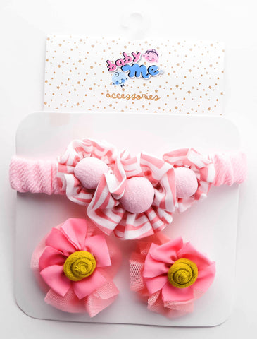 Baby Me Girls 3 in 1 Hair Accessories (BMA19188)