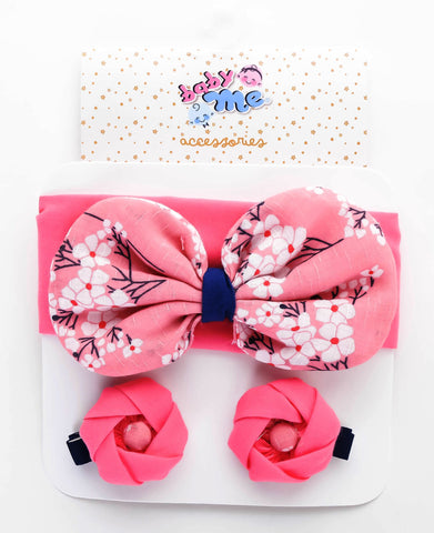 Baby Me Girls 3 in 1 Hair Accessories (BMA19115)