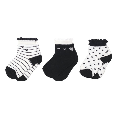 Baby Me Girls 3 in 1 Infant Ordinary Socks (G19461)