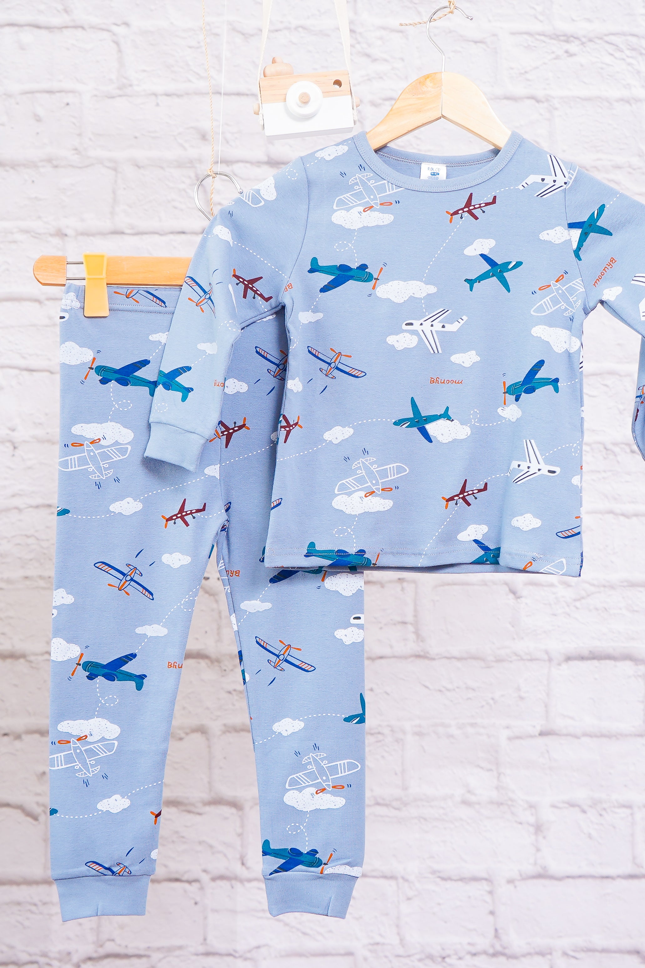 Airplanes Collection (LT. BLUE) Lounge Wear (R21N09)