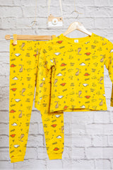 Dino Collection (HONEY YELLOW) Lounge Wear (R21N04A)