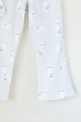 Cat stripe Collared Pajama (SAB 13-04)